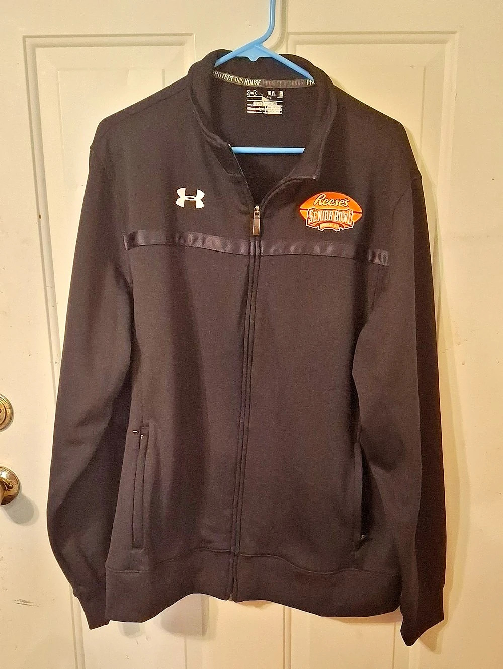 Under Armour Reese's Senior Bowl Full Zip Jacket XL Black